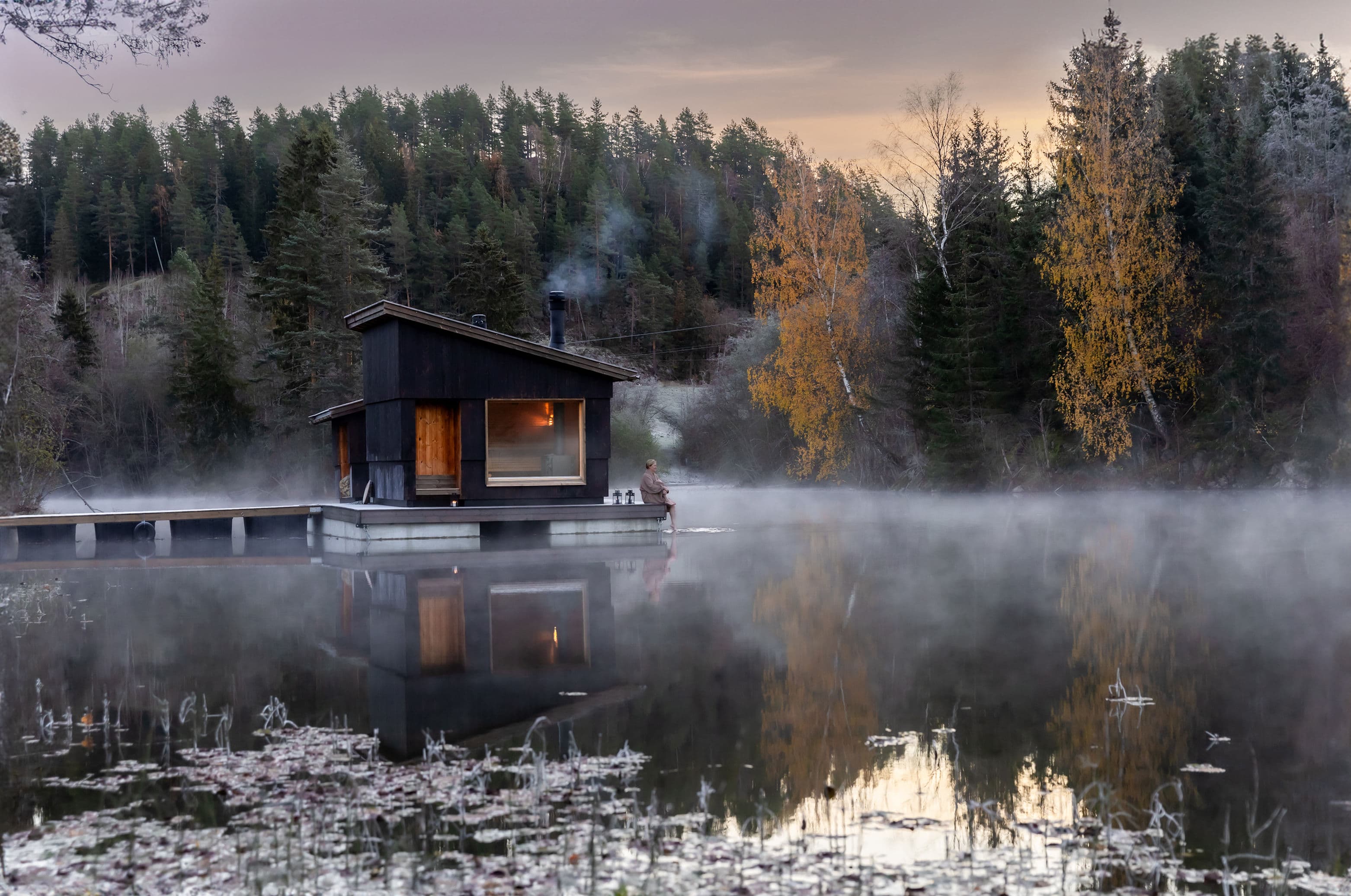 Fellesbadstue i Skogens rom Sauna